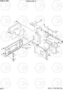 6210 COWLING 2 R380LC-9MH, Hyundai