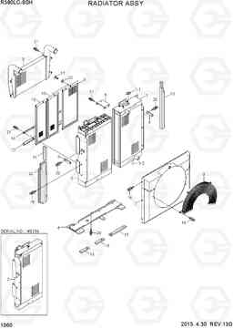 1060 RADIATOR ASSY R380LC-9SH, Hyundai