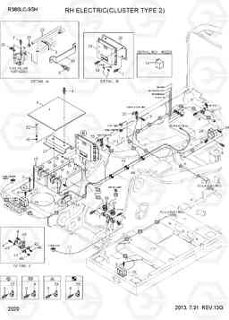 2020 RH ELECTRIC(CLUSTER TYPE 2) R380LC-9SH, Hyundai