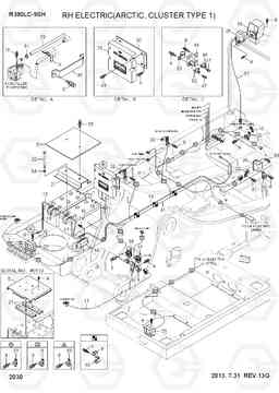 2030 RH ELECTRIC(ARCTIC, CLUSTER TYPE 1) R380LC-9SH, Hyundai