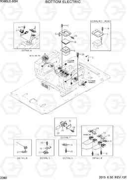 2280 BOTTOM ELECTRIC R380LC-9SH, Hyundai