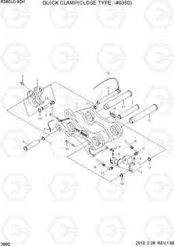 3860 QUICK CLAMP(CLOSE TYPE, -#0360) R380LC-9SH, Hyundai