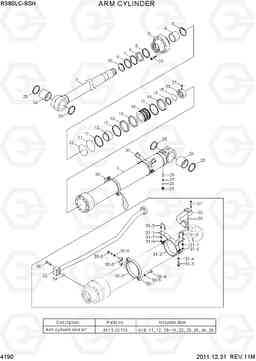 4190 ARM CYLINDER R380LC-9SH, Hyundai