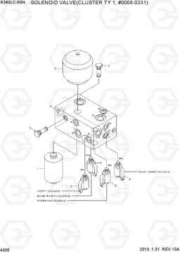 4305 SOLENOID VALVE(CLUSTER TY 1, #0008-0331) R380LC-9SH, Hyundai