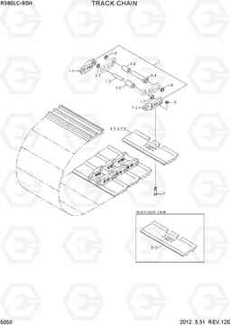 5050 TRACK CHAIN R380LC-9SH, Hyundai