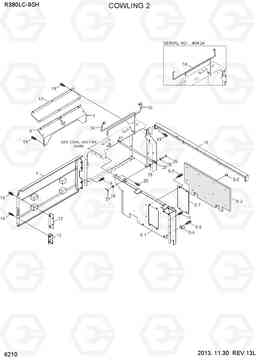 6210 COWLING 2 R380LC-9SH, Hyundai