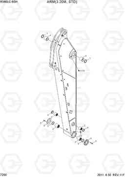 7200 ARM(3.20M, STD) R380LC-9SH, Hyundai