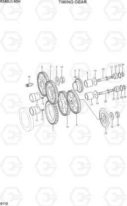 9110 TIMING GEAR R380LC-9SH, Hyundai