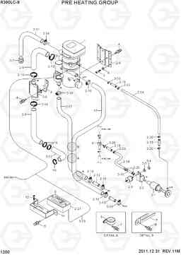 1200 PRE HEATING GROUP R390LC-9(INDIA), Hyundai