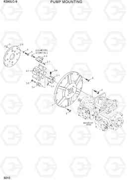 3010 PUMP MOUNTING R390LC-9(INDIA), Hyundai