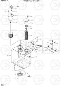 3020 HYDRAULIC TANK R390LC-9(INDIA), Hyundai