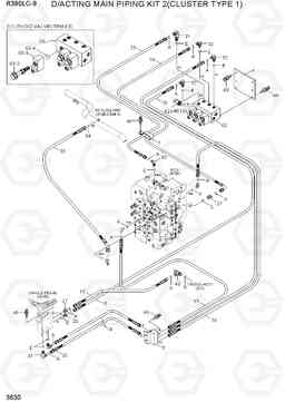 3630 D/ACTING MAIN PIP KIT 2(CLUSTER TYPE 1) R390LC-9(INDIA), Hyundai