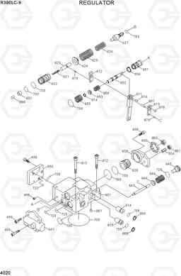 4020 REGULATOR R390LC-9(INDIA), Hyundai