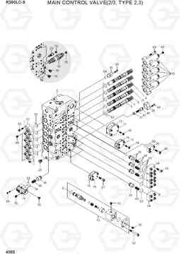 4065 MAIN CONTROL VALVE(2/3, TYPE 2,3) R390LC-9(INDIA), Hyundai