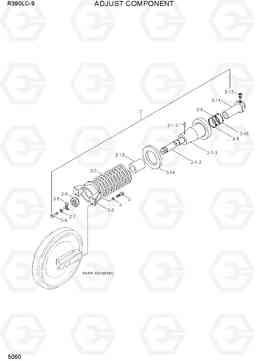 5060 ADJUST COMPONENT R390LC-9(INDIA), Hyundai