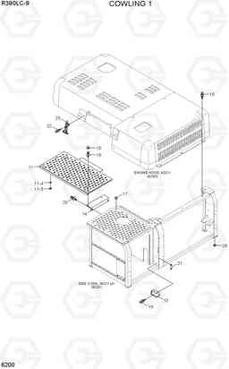 6200 COWLING 1 R390LC-9(INDIA), Hyundai