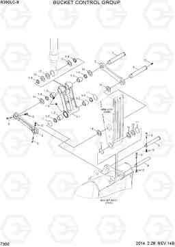 7300 BUCKET CONTROL GROUP R390LC-9(INDIA), Hyundai