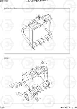 7330 BUCKET(6 TEETH) R390LC-9(INDIA), Hyundai