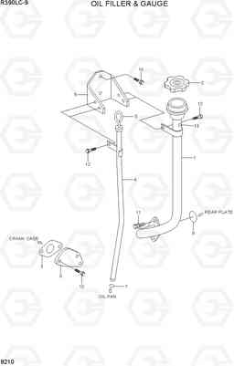 9210 OIL FILLER & GAUGE R390LC-9(INDIA), Hyundai