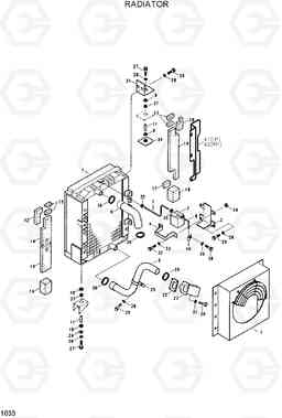 1033 RADIATOR R420/R450LC, Hyundai