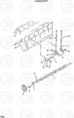 1090 CAMSHAFT R420/R450LC, Hyundai