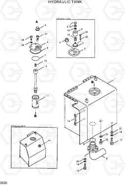 2020 HYDRAULIC TANK R420/R450LC, Hyundai