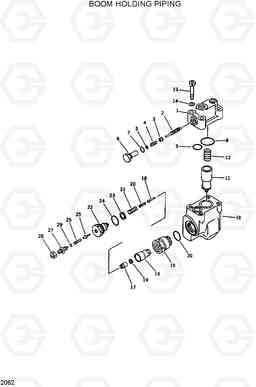 2062 BOOM HOLDING VALVE R420/R450LC, Hyundai