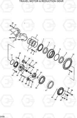 2133 T/M & REDUCTION GEAR R420/R450LC, Hyundai