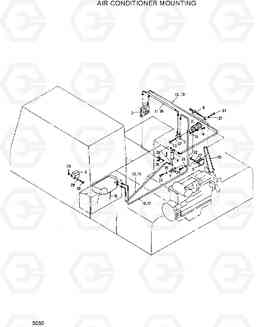 3030 AIR CONDITIONER MOUNTING R420/R450LC, Hyundai