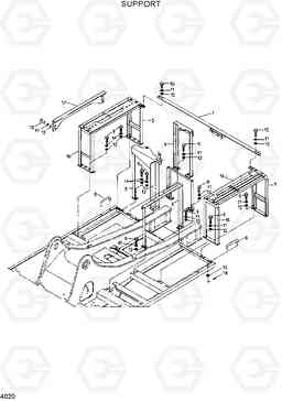 4020 SUPPORT R420/R450LC, Hyundai