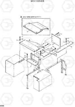 4030 MCV COVER R420/R450LC, Hyundai