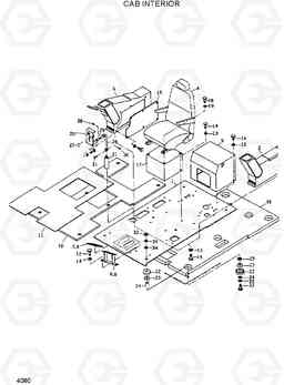 4080 CAB INTERIOR R420/R450LC, Hyundai