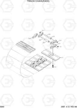 5050 TRACK CHAIN R420/R450LC, Hyundai