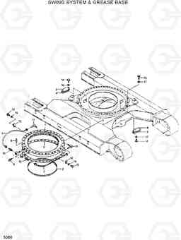 5060 SWING SYSTEM & GREASE BASE R420/R450LC, Hyundai