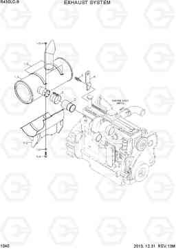 1040 EXHAUST SYSTEM R430LC-9, Hyundai