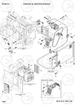 1090 AIRCON & HEATER GROUP R430LC-9, Hyundai