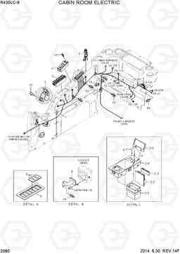 2080 CABIN ROOM ELECTRIC R430LC-9, Hyundai