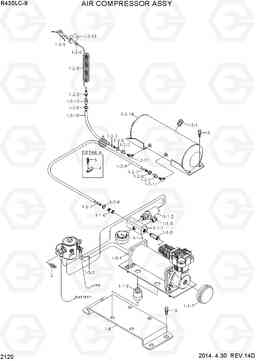 2120 AIR COMPRESSOR R430LC-9, Hyundai