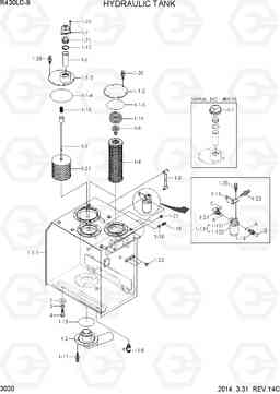 3020 HYDRAULIC TANK R430LC-9, Hyundai