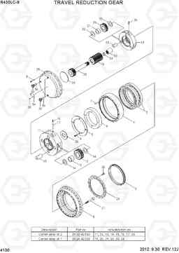 4130 TRAVEL REDUCTION GEAR R430LC-9, Hyundai