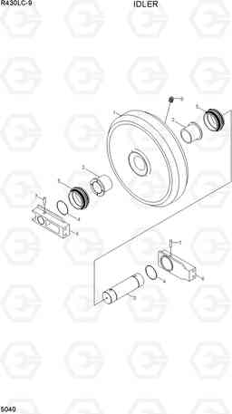 5040 IDLER R430LC-9, Hyundai