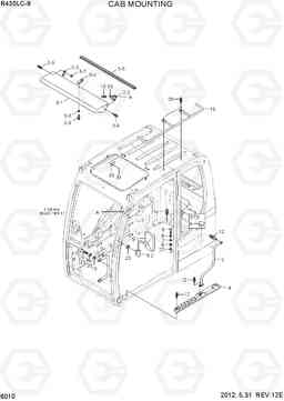 6010 CAB MOUNTING R430LC-9, Hyundai