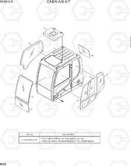 6025 CABIN A/S KIT R430LC-9, Hyundai