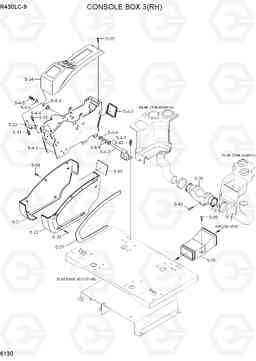 6130 CONSOLE BOX 3(RH) R430LC-9, Hyundai