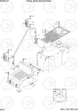 6270 TOOL BOX MOUNTING R430LC-9, Hyundai