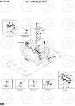 2090 BOTTOM ELECTRIC R430LC-9A, Hyundai