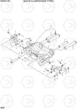 3830 QUICK CLAMP(HOOK TYPE) R430LC-9A, Hyundai