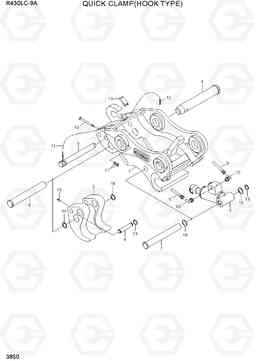 3850 QUICK CLAMP(HOOK TYPE) R430LC-9A, Hyundai