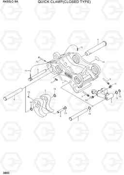 3860 QUICK CLAMP(CLOSE TYPE) R430LC-9A, Hyundai