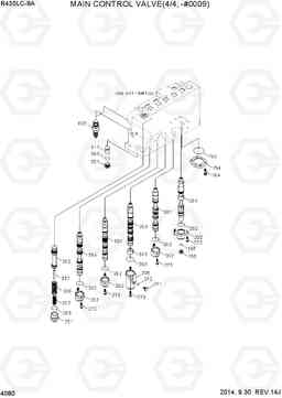 4080 MAIN CONTROL VALVE(4/4, -#0009) R430LC-9A, Hyundai